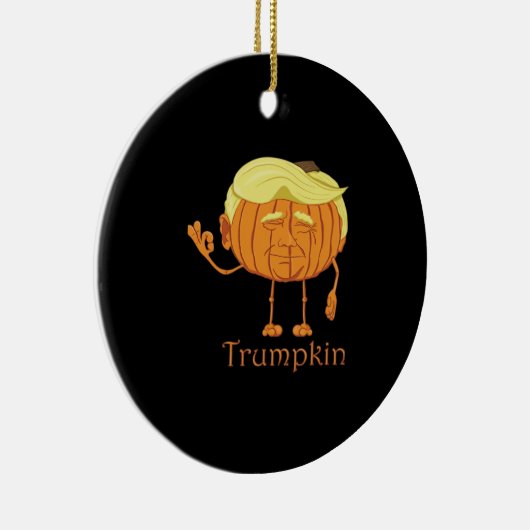 Geweldige Trumpkin Perfect & Classic Keramisch Ornament (Rechts)