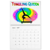 GEWELDIGE TUMBLING QUEEN GYMNASTIEKKALENDER KALENDER (Mar 2027)