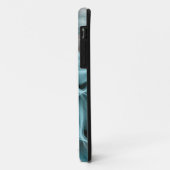 Geweldige turquoise bloemfractal Case-Mate iPhone case (Achterkant/links)