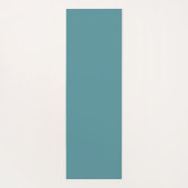 Geweldige turquoise bloemfractal yogamat (Achterkant)