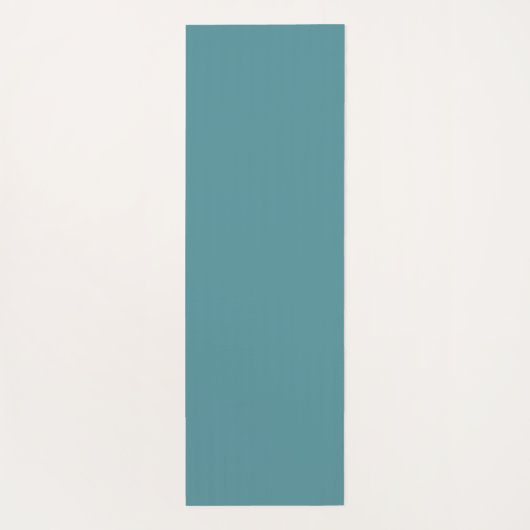 Geweldige turquoise bloemfractal yogamat (Achterkant)