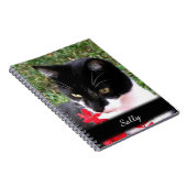 Geweldige Tuxedo Cat in Tuden Personal Notitieboek (Rechterzijde)