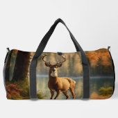 Geweldige Twaalf Punt Buck in Herfstwateren Plunjezak (Achterkant)