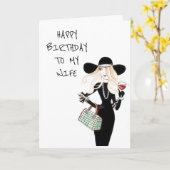 GEWELDIGE TWEEDE DAG ***OP MIJN WIFE *** KAART (Gele Bloem)