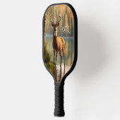 Geweldige Twelve Point Buck Autumn Waters Persoonl Pickleball Paddle (Links)