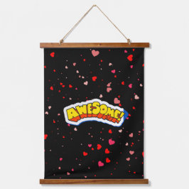 Geweldige typografie hangend wandkleed