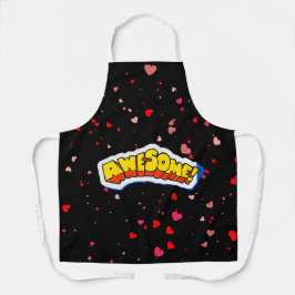 Geweldige typografie schort