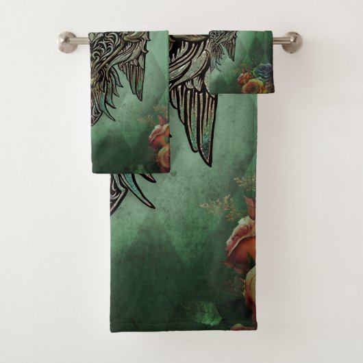 Geweldige uil bad handdoek (Insitu)