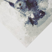 Geweldige uil in de waterverf tissuepapier (Detail)