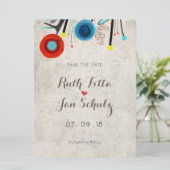 Geweldige uitnodiging tot huwelijk Rupydetequila (Staand voorkant)