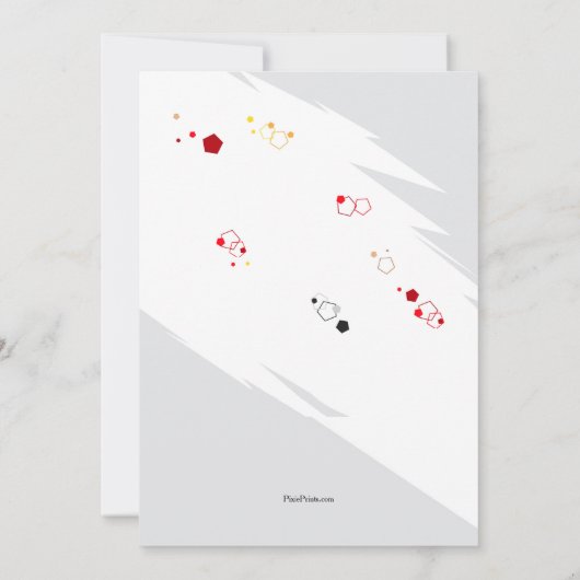 Geweldige Uitnodiging van de Speler van de Voetbal (Achterkant)