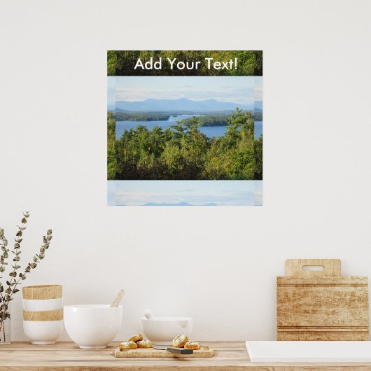 Geweldige Uitzicht van winnipesaukee Poster (Keuken)