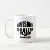 Geweldige Ukulele Player Koffiemok (Links)