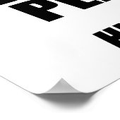 Geweldige Ukulele Player Poster (Hoek)