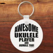 Geweldige Ukulele Player Sleutelhanger (Voorkant)