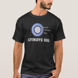 Geweldige ultieme papa ontwerp vliegende frisbee s t-shirt
