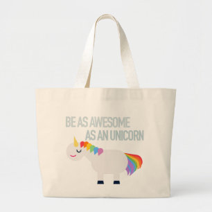 Geweldige unicorm grote tote bag