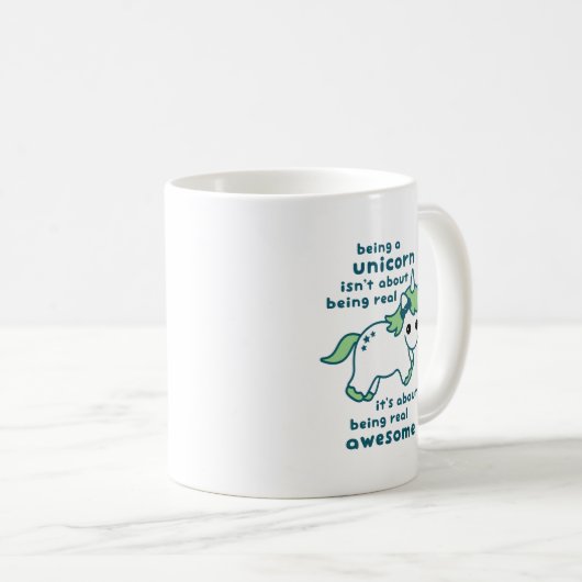 Geweldige Unicorn Koffiemok (Voorkant rechts)