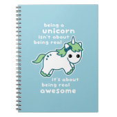 Geweldige Unicorn Notitieboek (Voorkant)