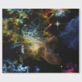 Geweldige universum cadeaupapier (Vlak)