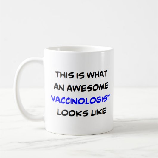 geweldige vaccinoloog koffiemok (Links)