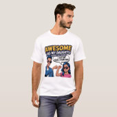 Geweldige vader & dochter Vaderdag Gift Cool Kinde T-shirt (Voorkant volledig)