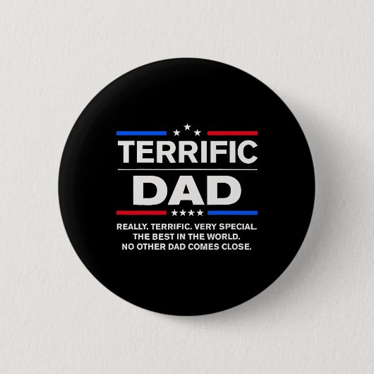 Geweldige vader grappige Donald Trump Vaderdag  Ronde Button 5,7 Cm (Voorkant)