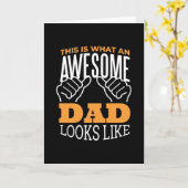 Geweldige vader kaart (Gele Bloem)