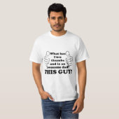 Geweldige vader met duim t-shirt (Voorkant volledig)