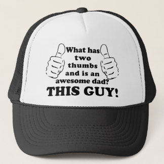 Geweldige vader met duim trucker pet