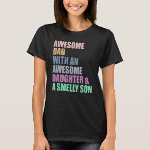Geweldige vader met een Geweldige dochter en een s T-shirt