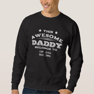 Geweldige Vader Papa Pappie Is Van De Kinderen Cad Trui