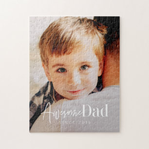 Geweldige vader sinds 20XX Modern Eenvoudig Elegan Legpuzzel