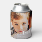 Geweldige vader sinds 20XX Moderne Eenvoudige eleg Blikjeskoeler (Blikje Voorkant)