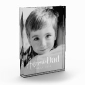 Geweldige vader sinds 20XX Moderne Eenvoudige eleg Fotoblokken (Links)