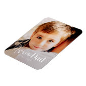 Geweldige vader sinds 20XX Moderne Eenvoudige eleg Magneet (Linkerzijde)