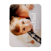 Geweldige vader sinds 20XX Moderne Eenvoudige eleg Magneet (Verticaal)