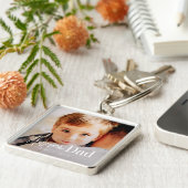 Geweldige vader sinds 20XX Moderne Eenvoudige eleg Sleutelhanger (Zijkant)