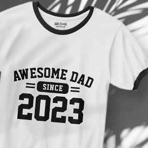 Geweldige vader sinds XX sportieve moderne Vaderda T-shirt