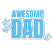 Geweldige vader sticker (Voorkant)