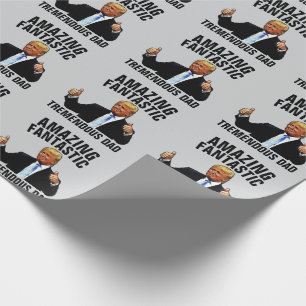 GEWELDIGE VADER TRUMP KERSTINPAKPAPIER CADEAUPAPIER