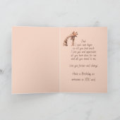 Geweldige vader vader vader vader Giraffe Dier Kaart (Binnen)