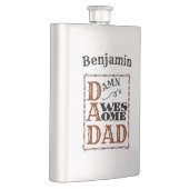Geweldige vader Westerne Aangepaste Naam Flacon (Rechts)