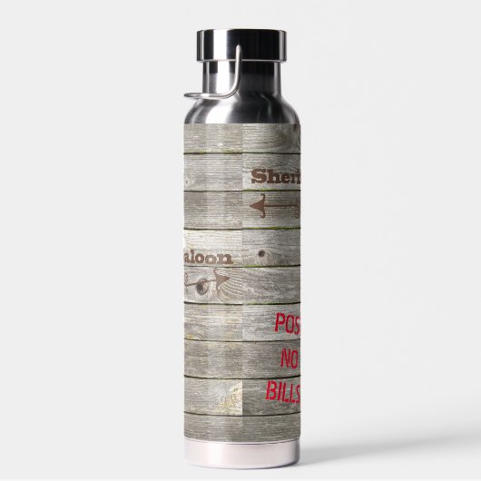 Geweldige vader Westerne Aangepaste Naam Waterfles (Rechts)