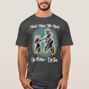 Geweldige vader zoals Son Dirt Bike Motocross T-shirt
