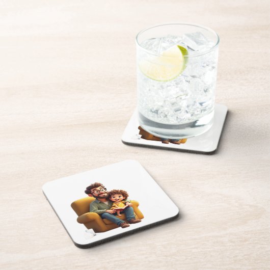 Geweldige vaderdag bier onderzetter (Rechterzijde)