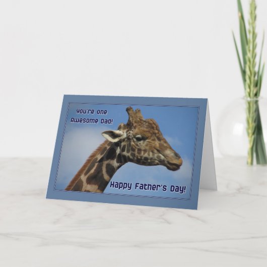 Geweldige Vaderdag Kaart (Voorkant)