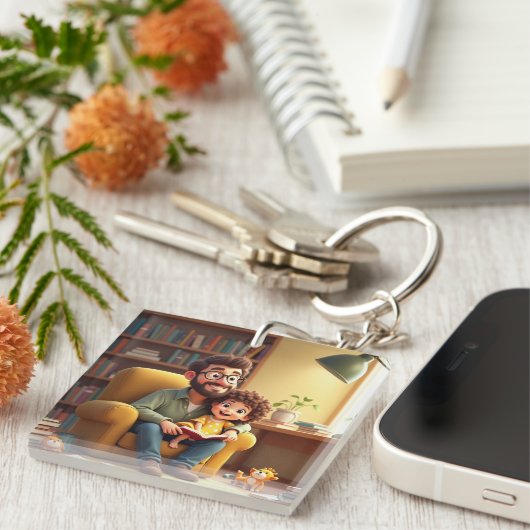 Geweldige vaderdag sleutelhanger (Voorkant Rechts)