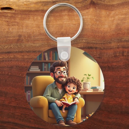 Geweldige vaderdag sleutelhanger (Voorkant)