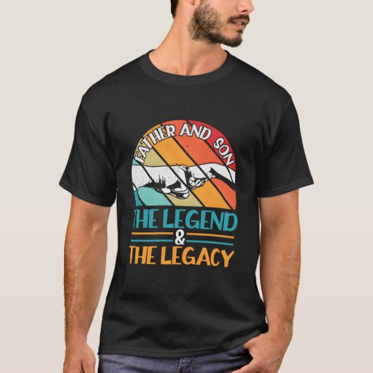 Geweldige Vaderdag Vader En Zoon T-shirt (Voorkant)
